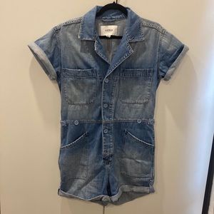 Pistols denim romper size S.